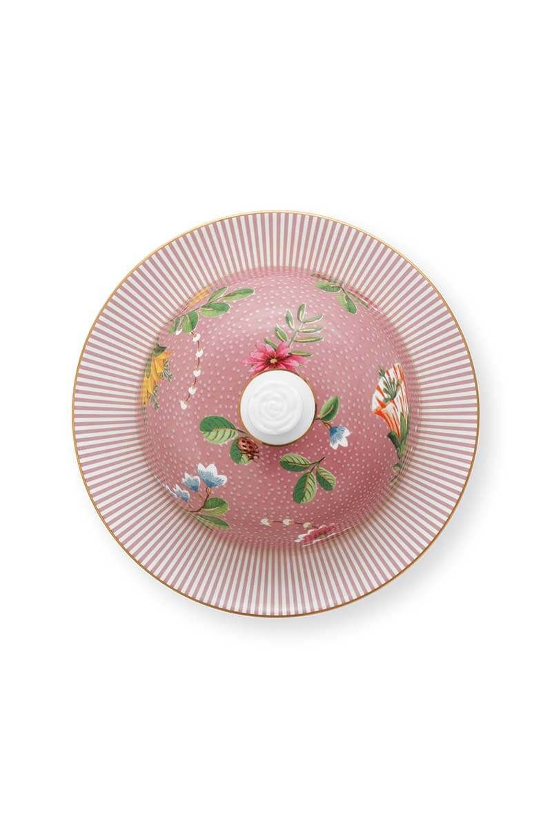 La Majorelle Butter Dish Round Pink