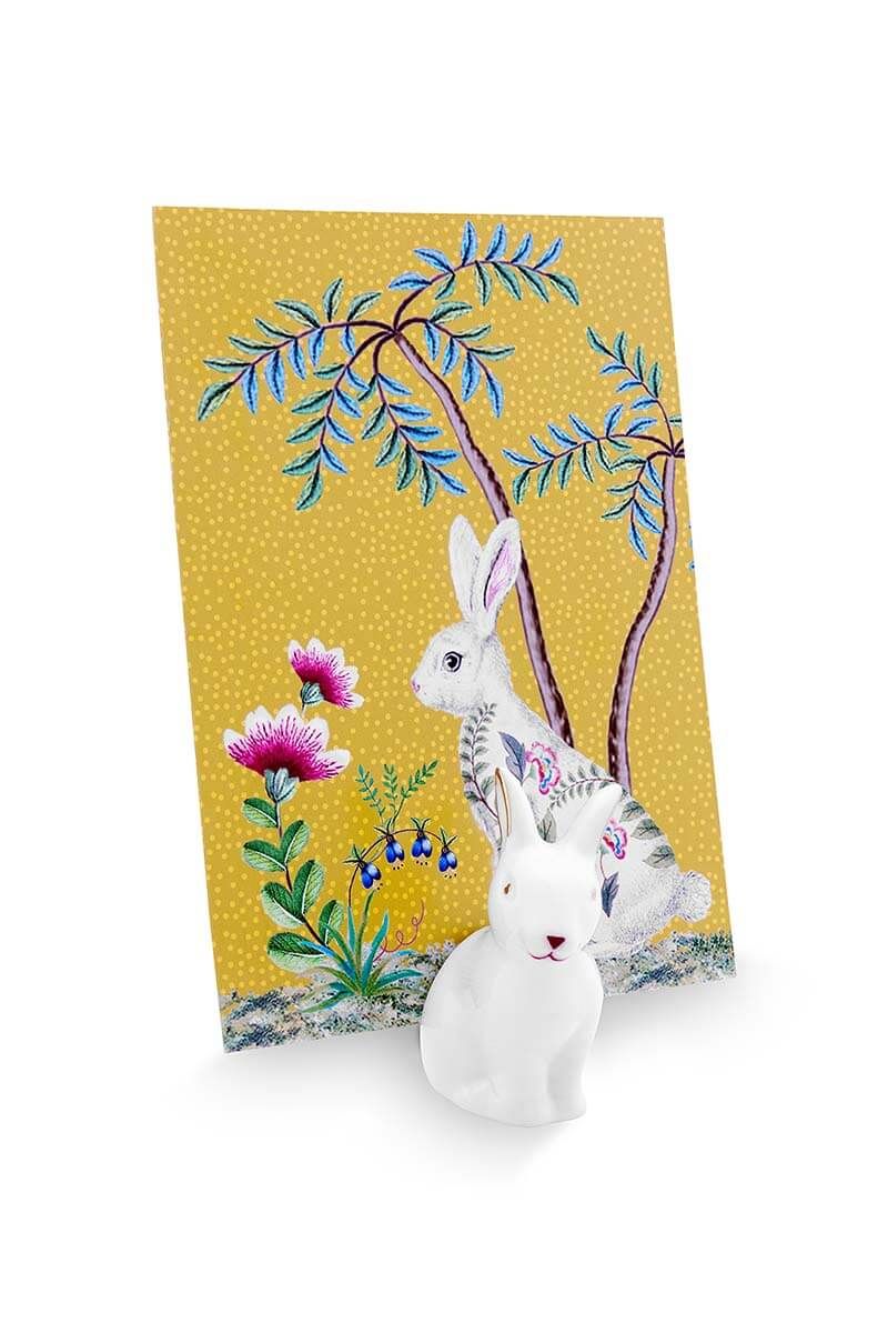 La Majorelle Set/4 Kartenhalter Hase