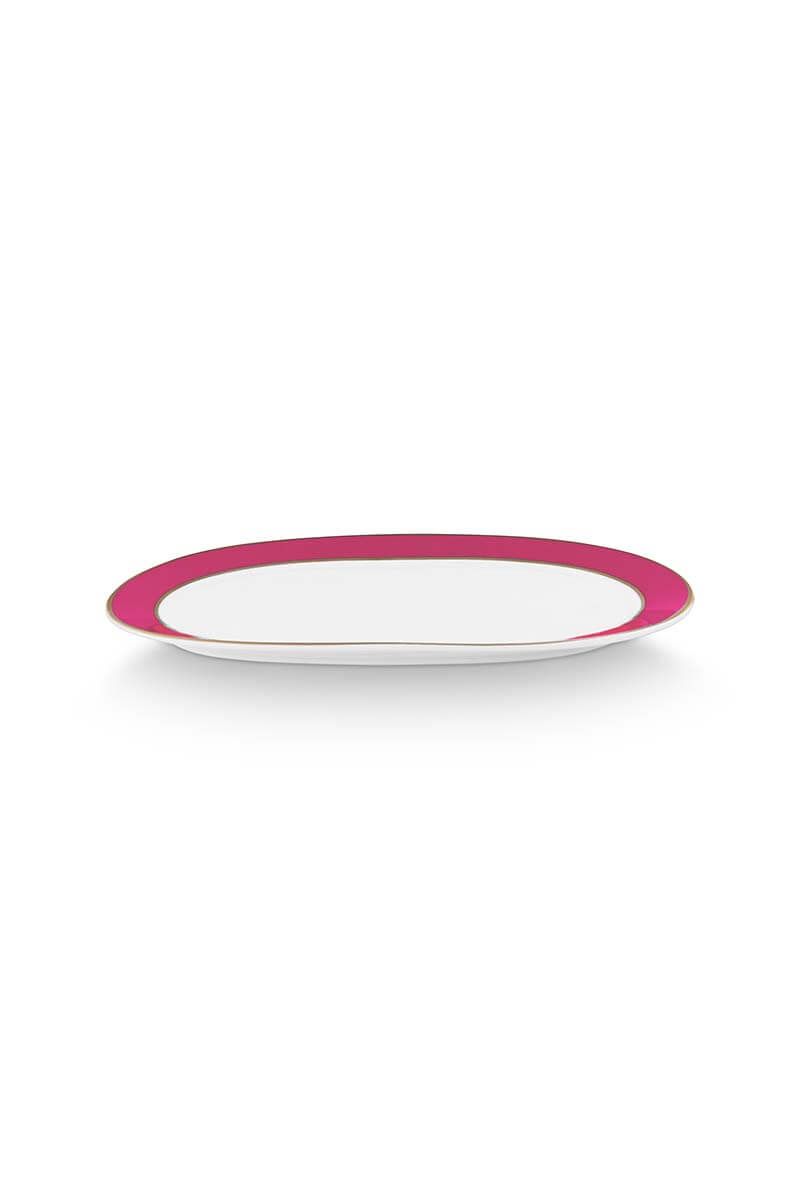 Pip Chique Cake Tray Oval Pink