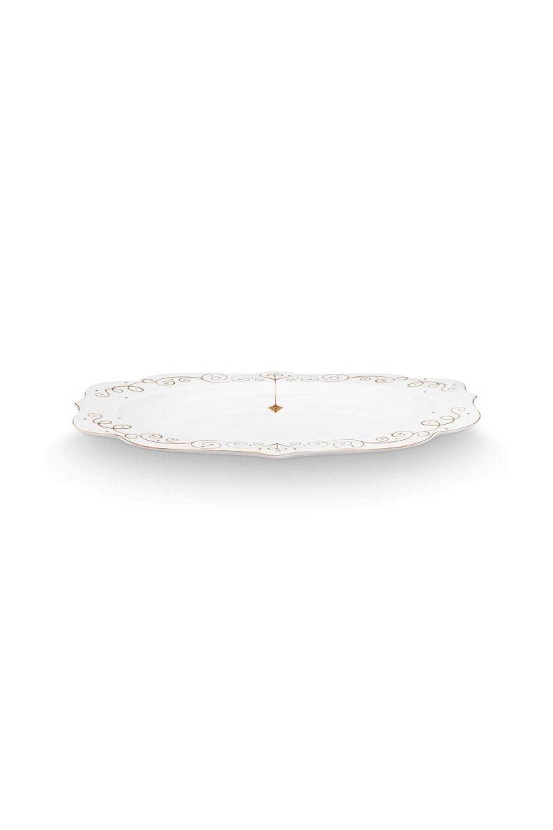 Royal Winter White Oval Serving Dish 40cm