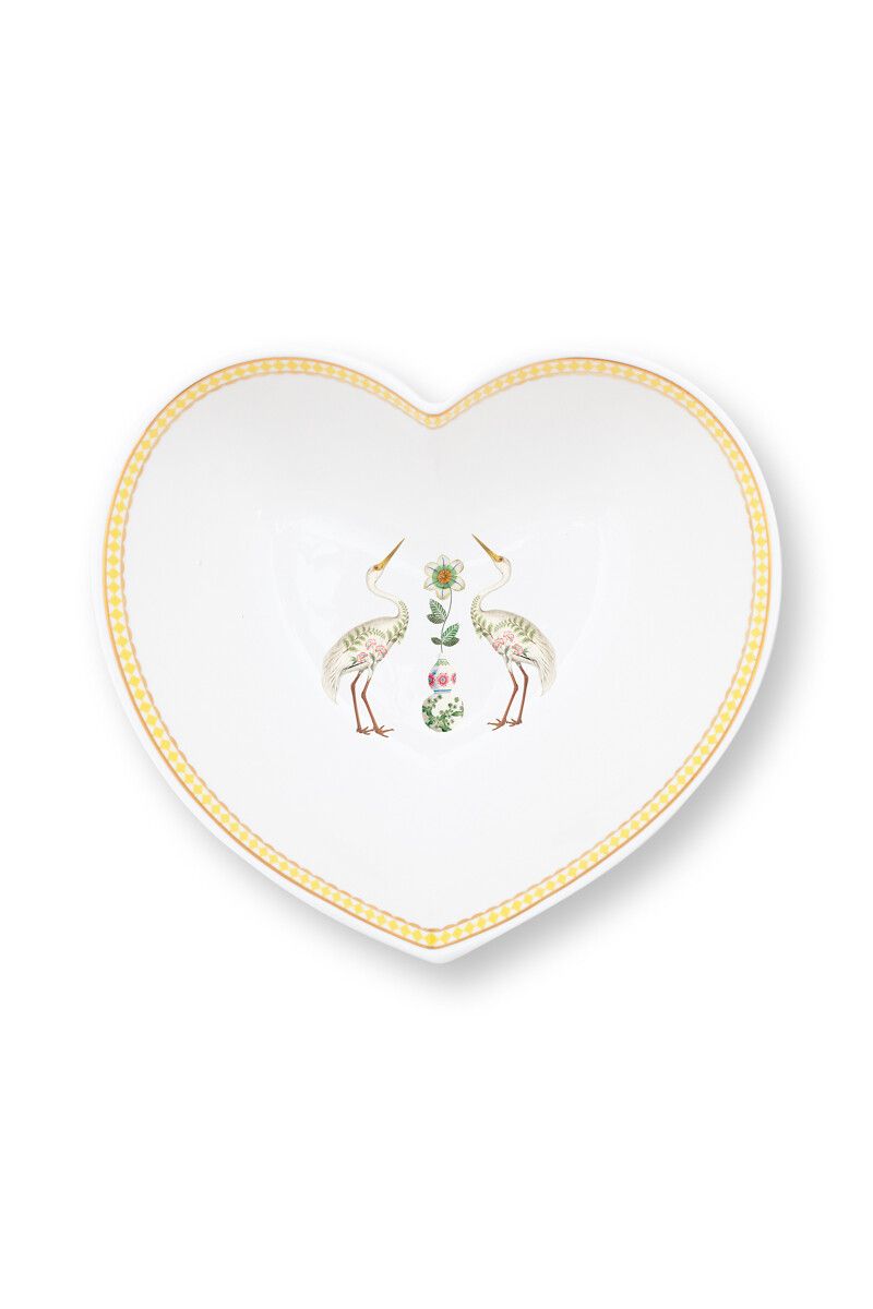 La Majorelle Large Serving Tray Heart Pink