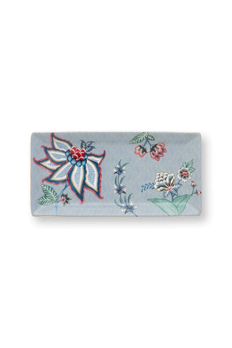 Oriental Flower Festival Sushi Set Blue