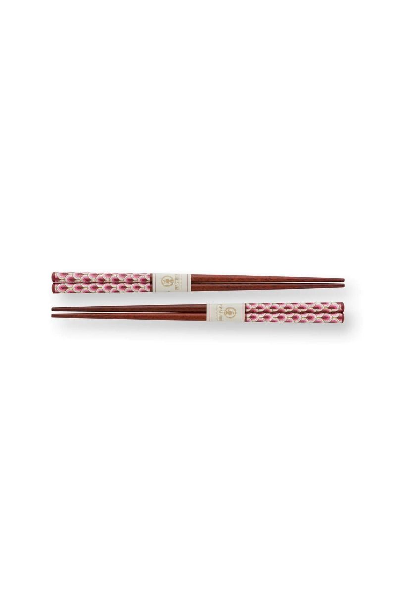 Set de sushi Oriental Flower Festival rose foncé