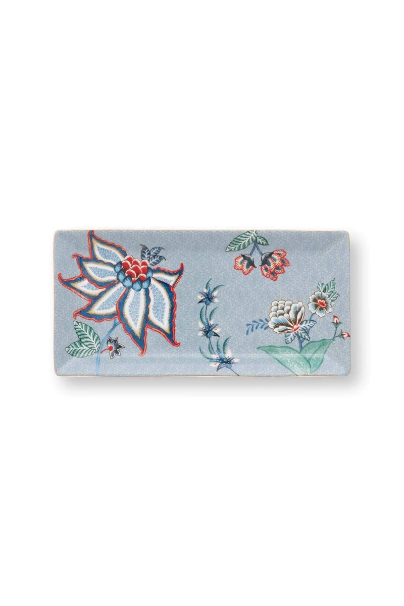 Giftset Square Oriental Flower Festival Blue