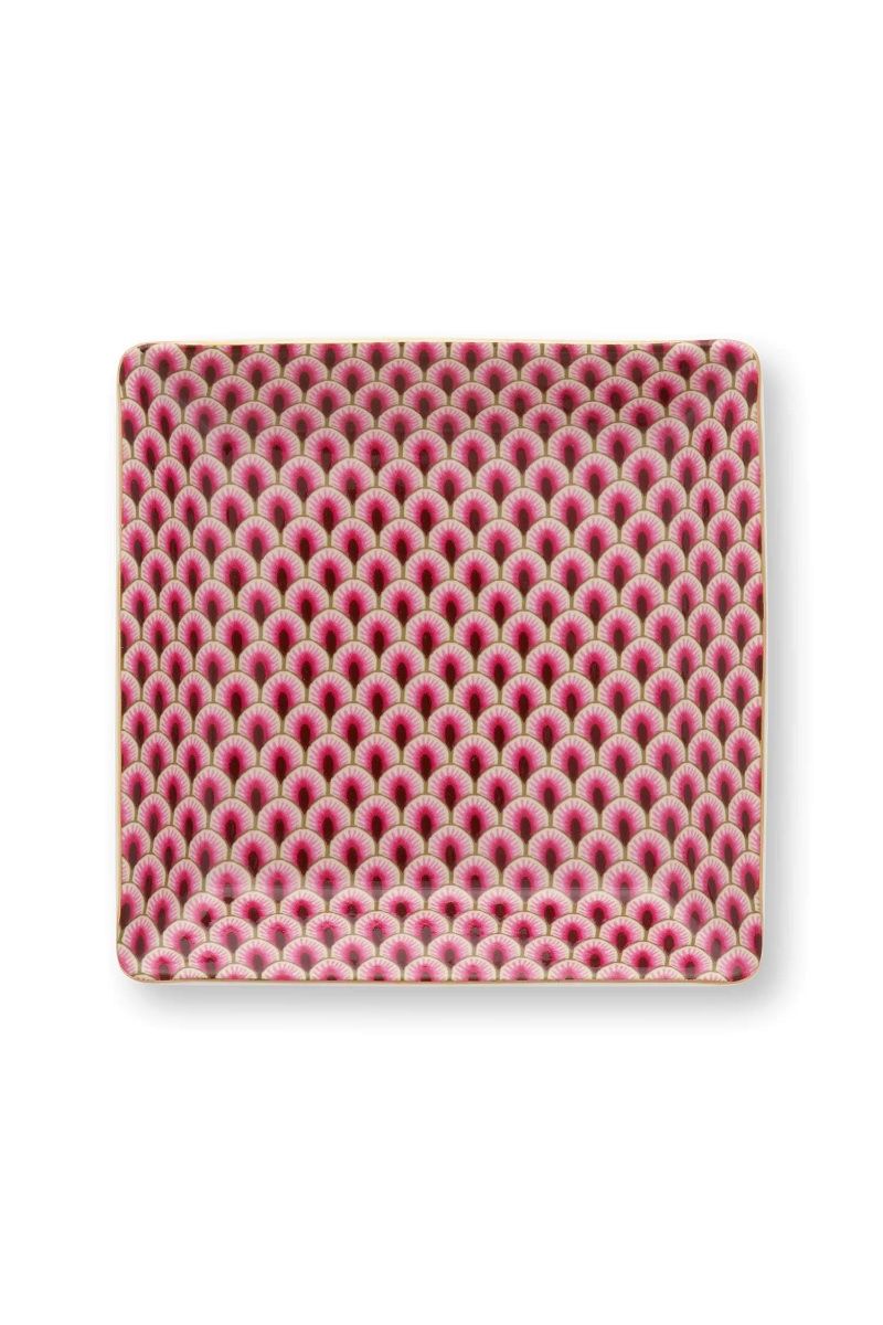 Giftset Square Oriental Flower Festival Dark Pink