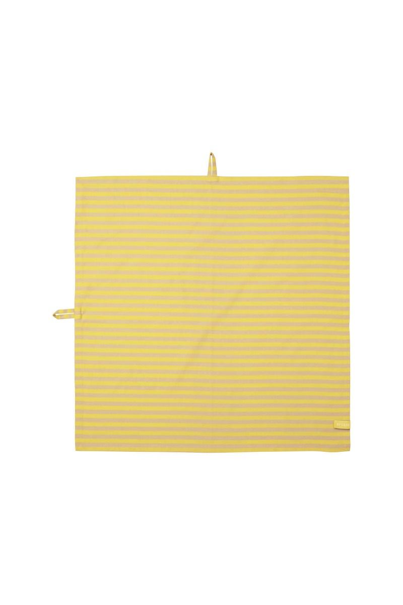 Lot de 2 Torchons Stripes Jaune