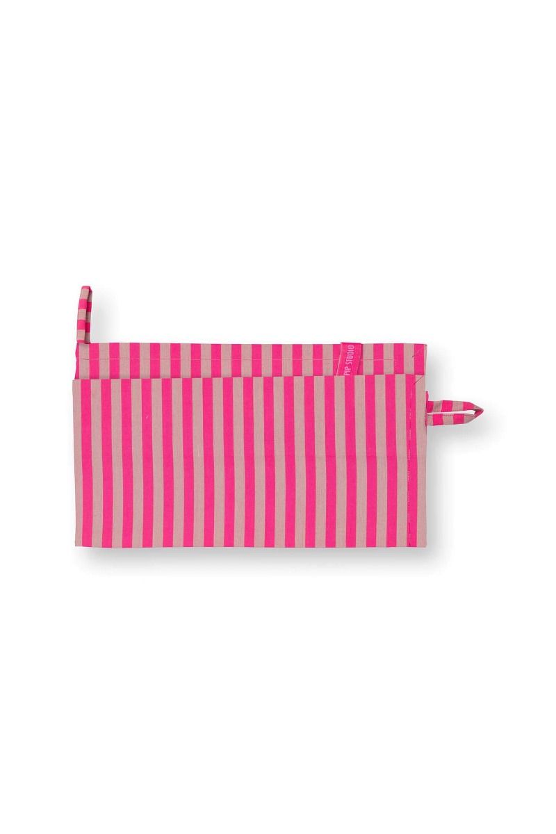 Stripes Set/2 Theedoeken Roze