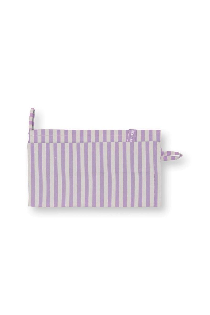 Stripes Set/2 Tea Towels Lilac