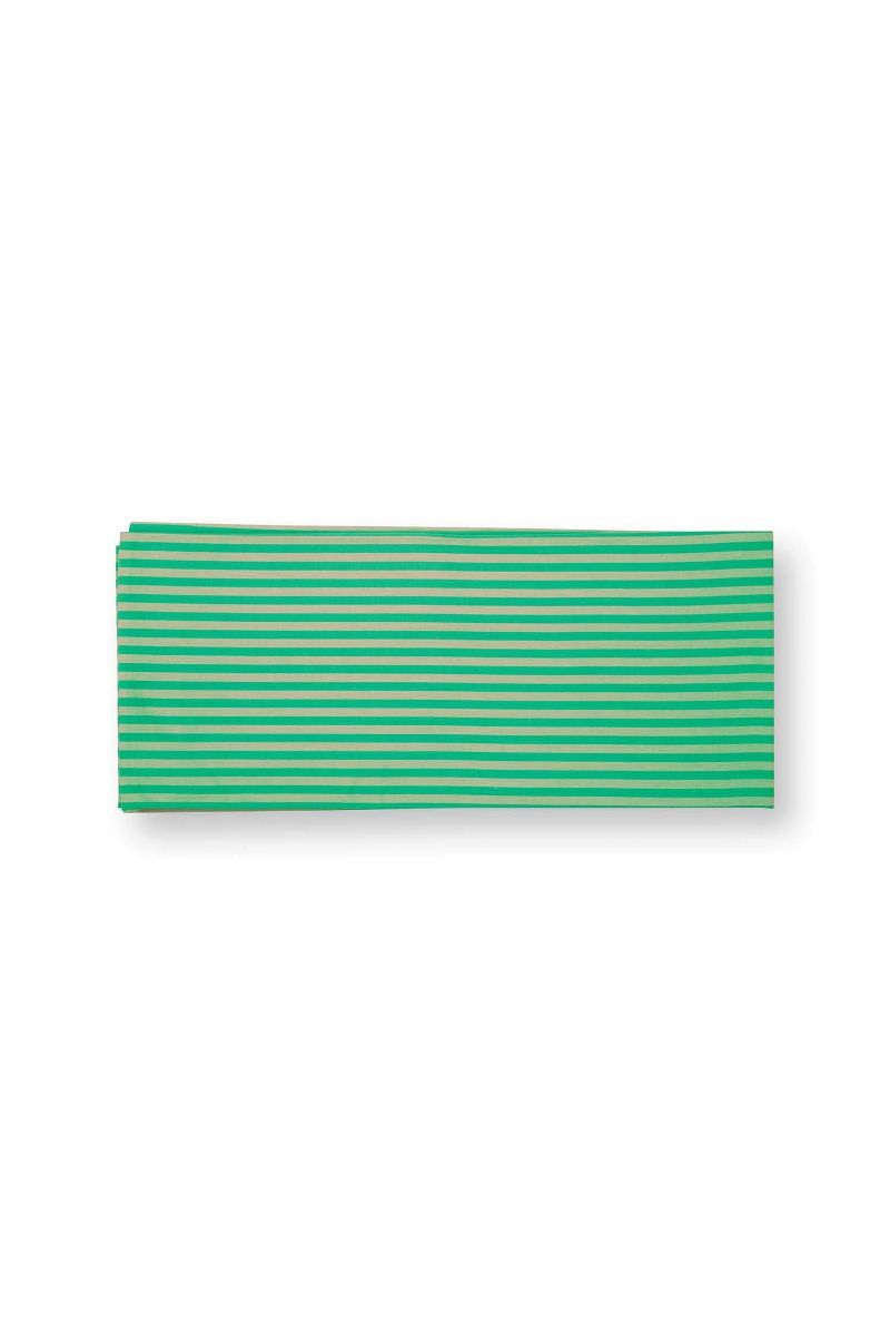 Stripes Tablecloth Green