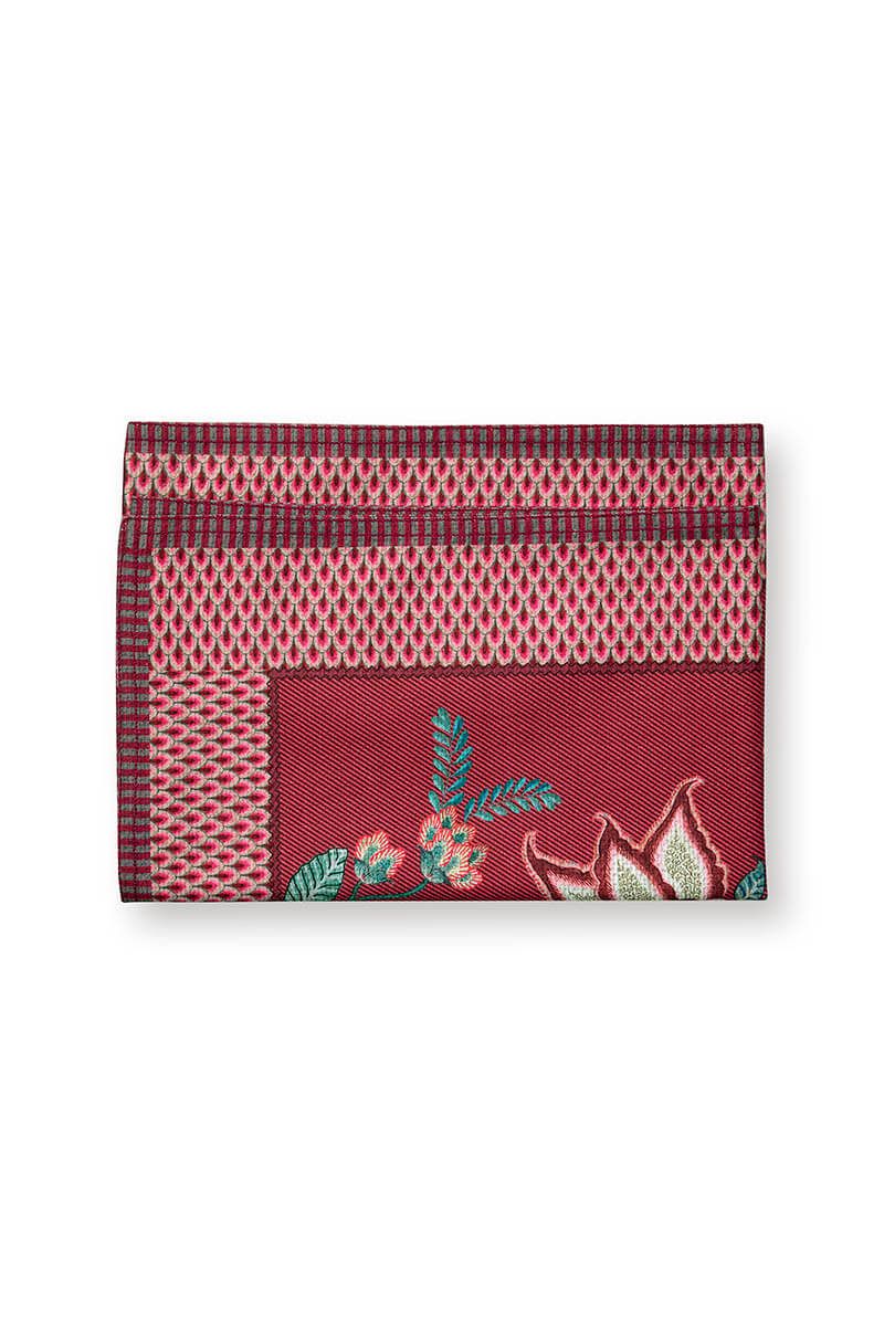 Flower Festival Table Runner Dark Pink