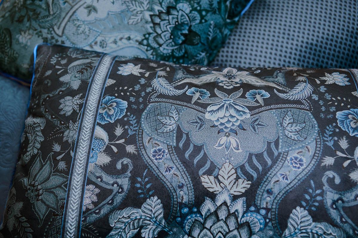 Cushion Kyoto Festival Dark Blue