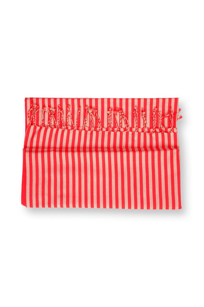 Hammam Towel Sumo Stripe Red