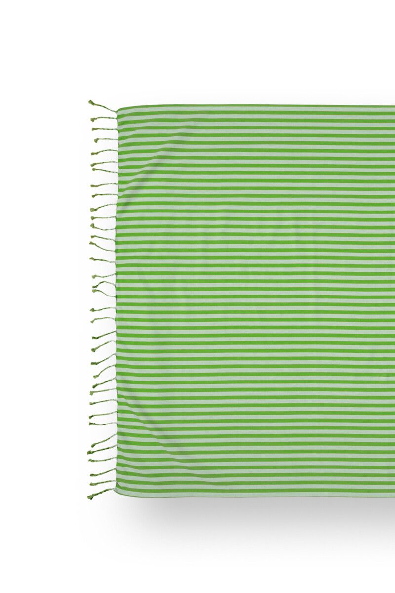 Hammam Towel Sumo Stripe Green