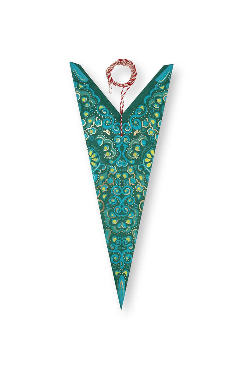 Weihnachtsstern Papier Grün 110cm