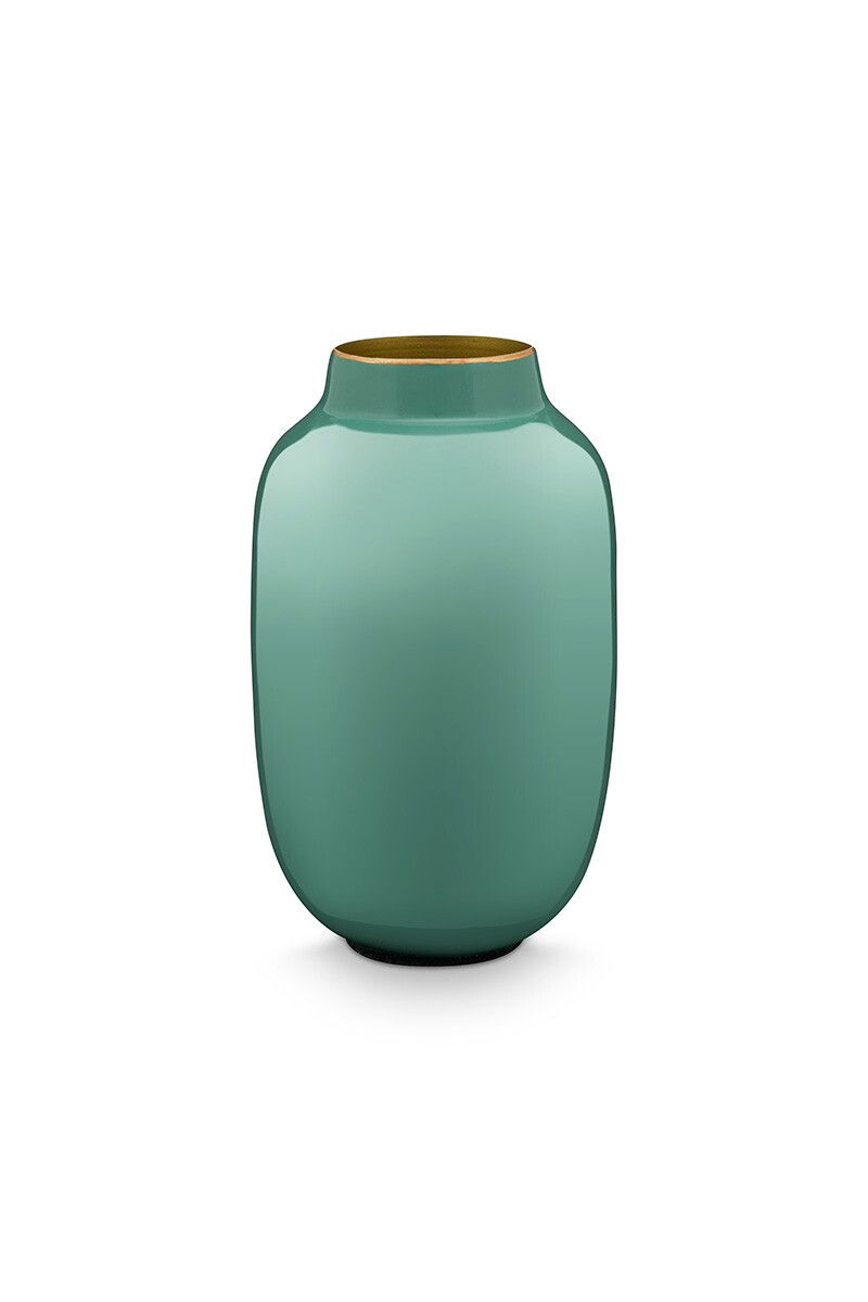 Oval Mini Vase Blue 14 cm