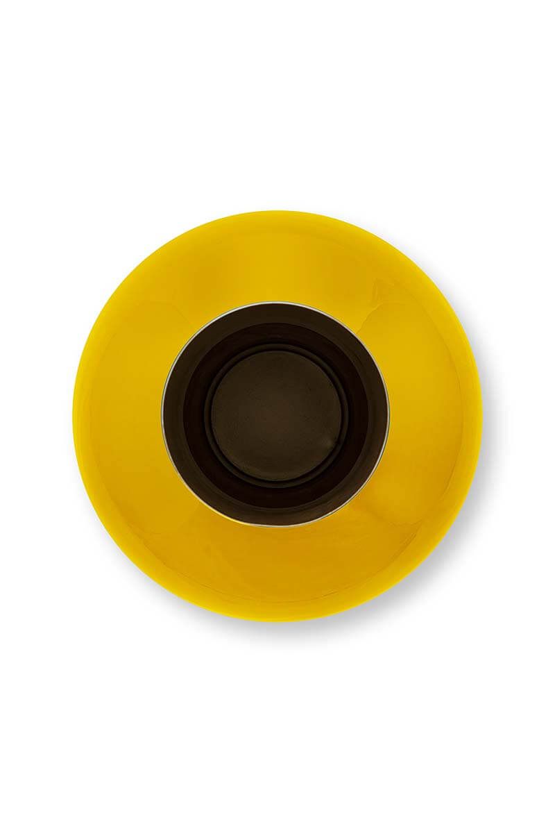 Vase en Métal en Coloris Jaune 40 cm