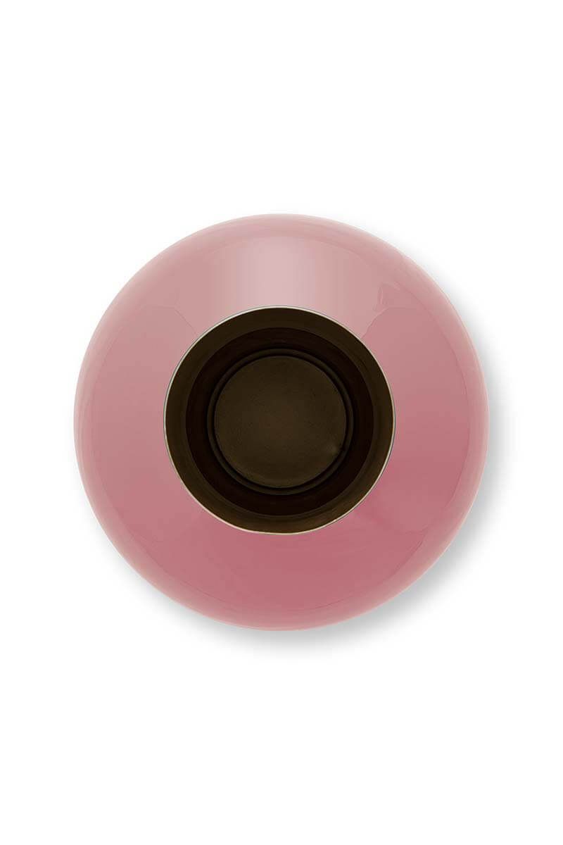 Vase en Métal en Coloris Rose 40 cm