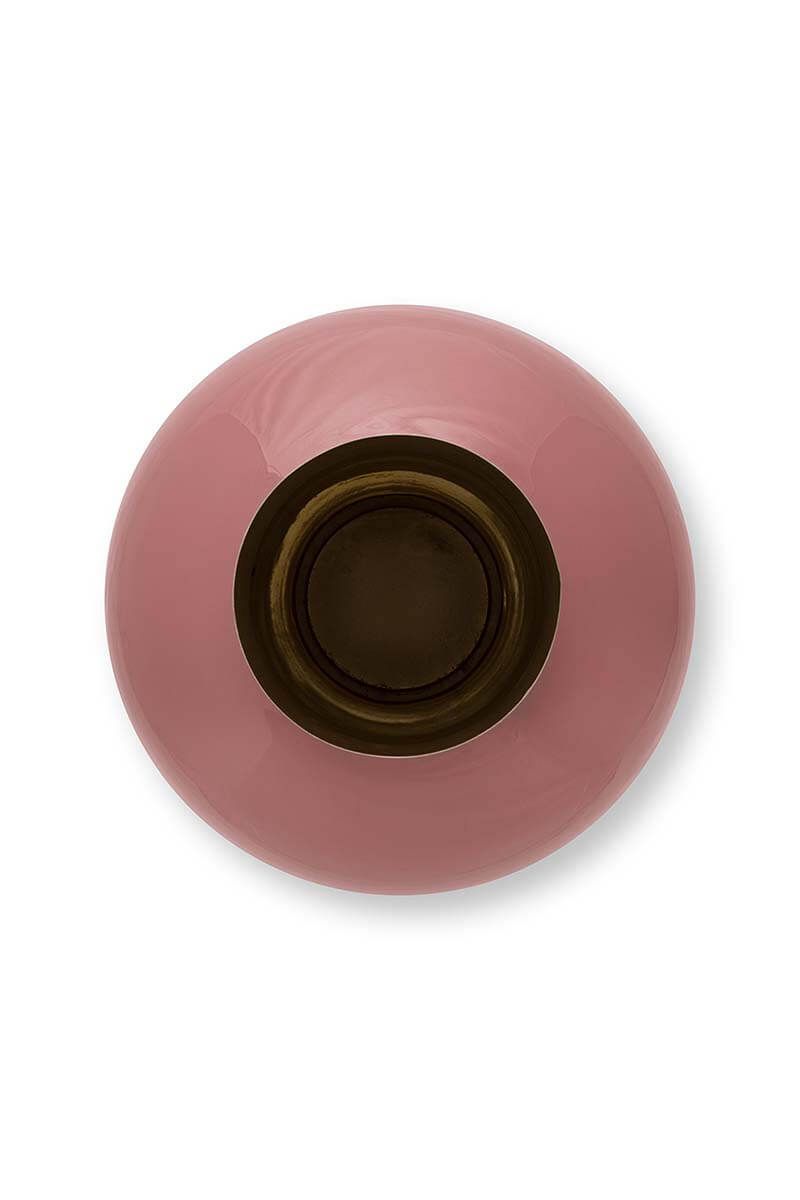 Vase en Métal en Coloris Rose 42 cm