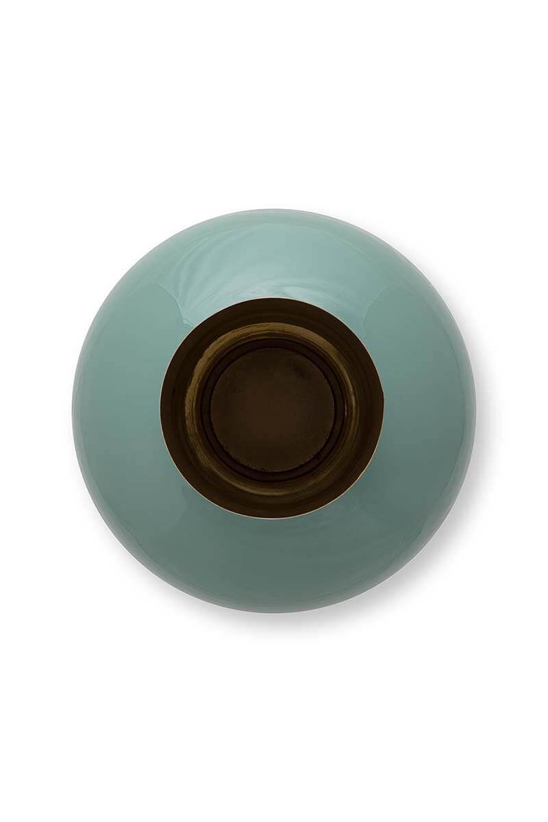 Vase en Métal en Coloris Vert Clair 42 cm