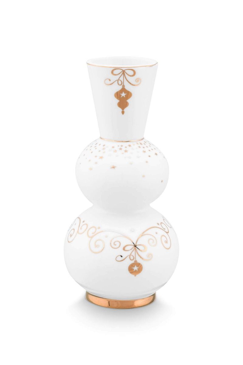 Royal Winter White Vase Rund 15cm