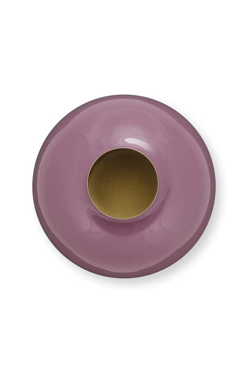 Metalen Vaas Paars 23cm
