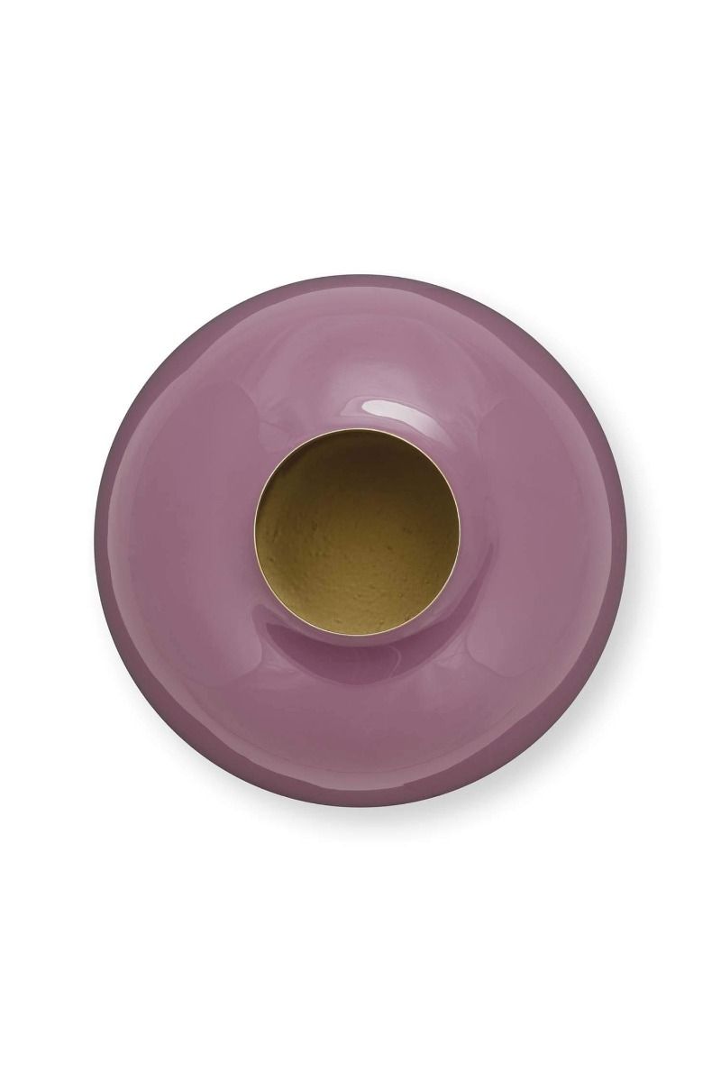 Vase en Métal Lilas 23cm