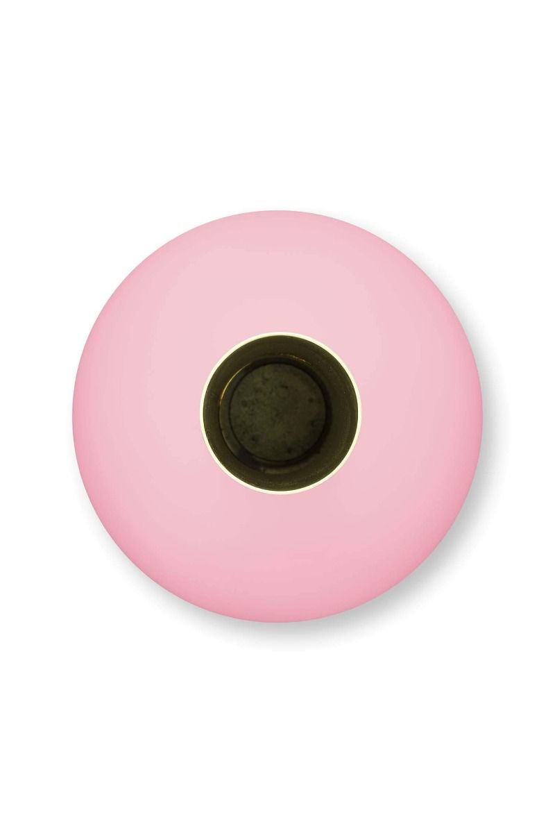 Vase en Métal Grande Mats Rose Clair 42cm