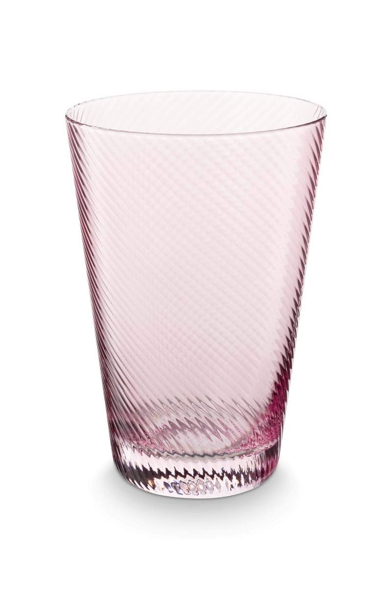 Lily & Lotus Longdrink Glass Twisted Lilac