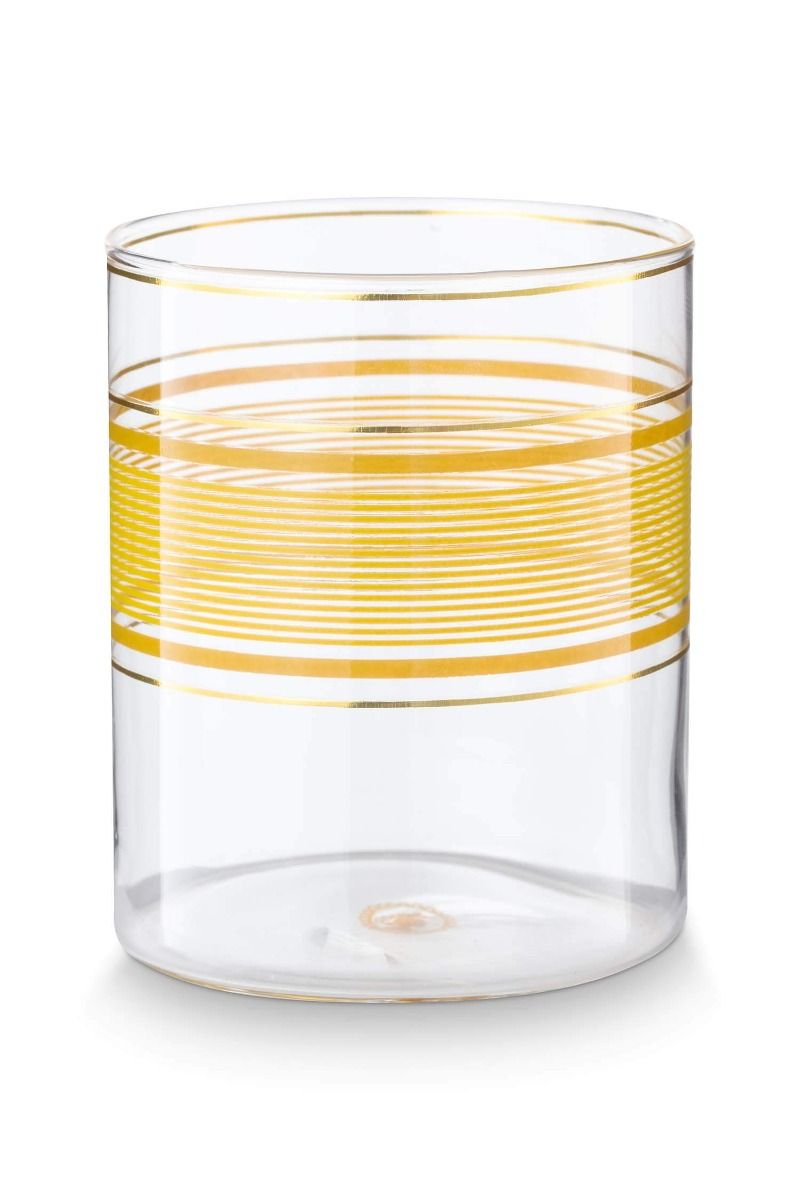 Pip Chique Wasserglas Gelb