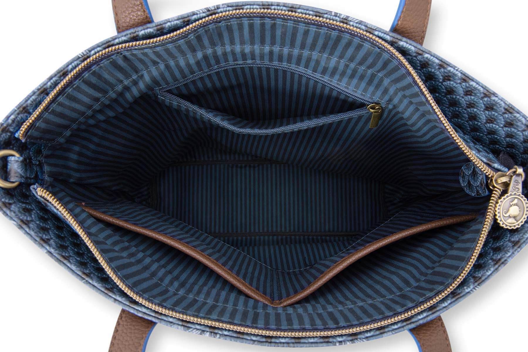 Tasche Rechteckig Kyoto Festival Blau