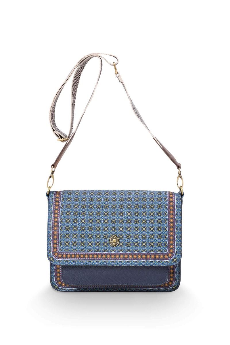 Cross Body Clover Blue