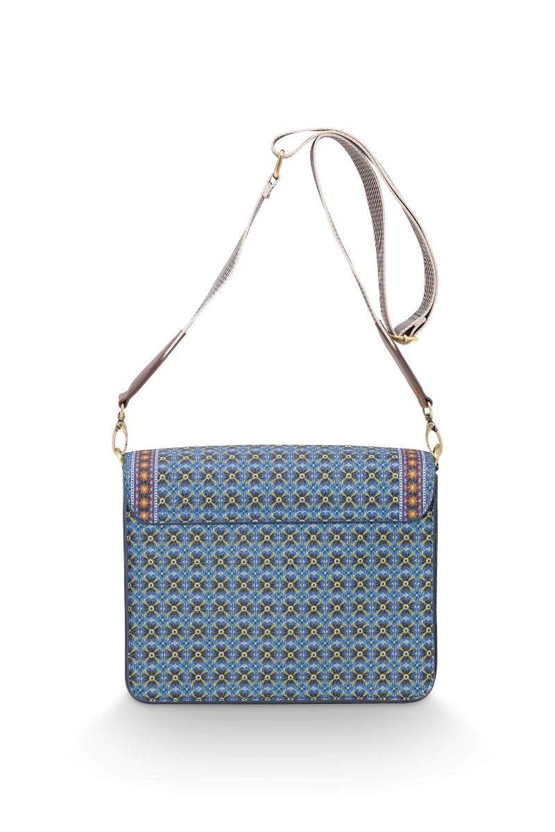 Sac Bandoulière de Taille Petit Clover Bleu