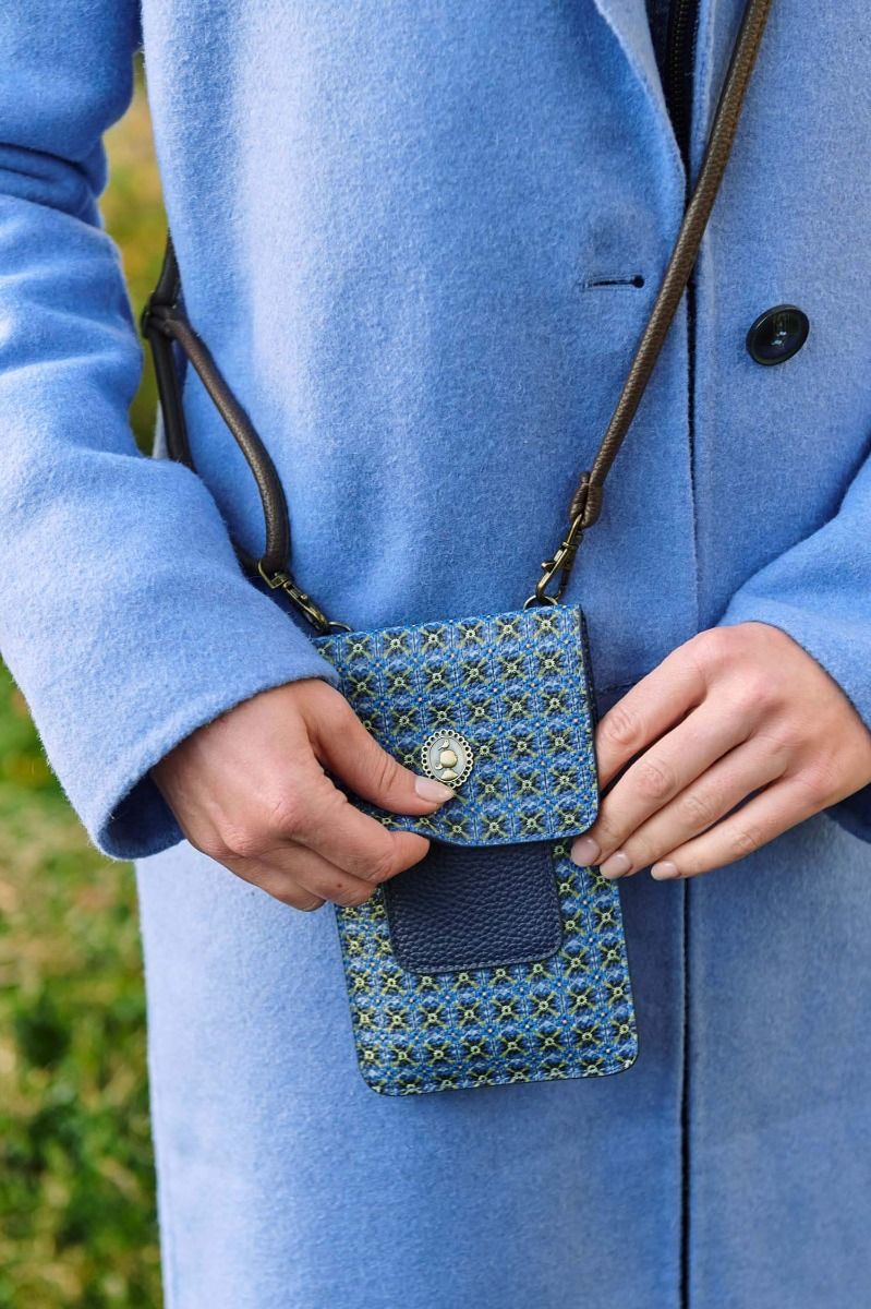 Sac Pour Téléphone Petite Clover Bleu