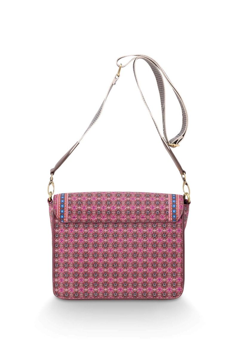 Sac Bandoulière de Taille Petit Clover Rose