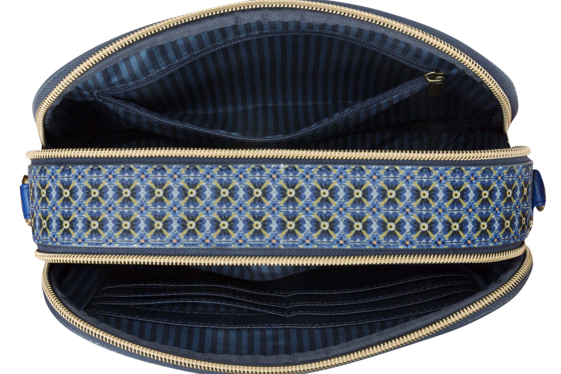 Frida Schultertasche Uni Blau
