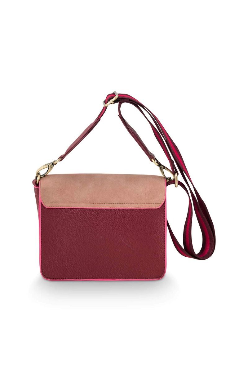 Sac Bandoulière Petite Uni Rouge