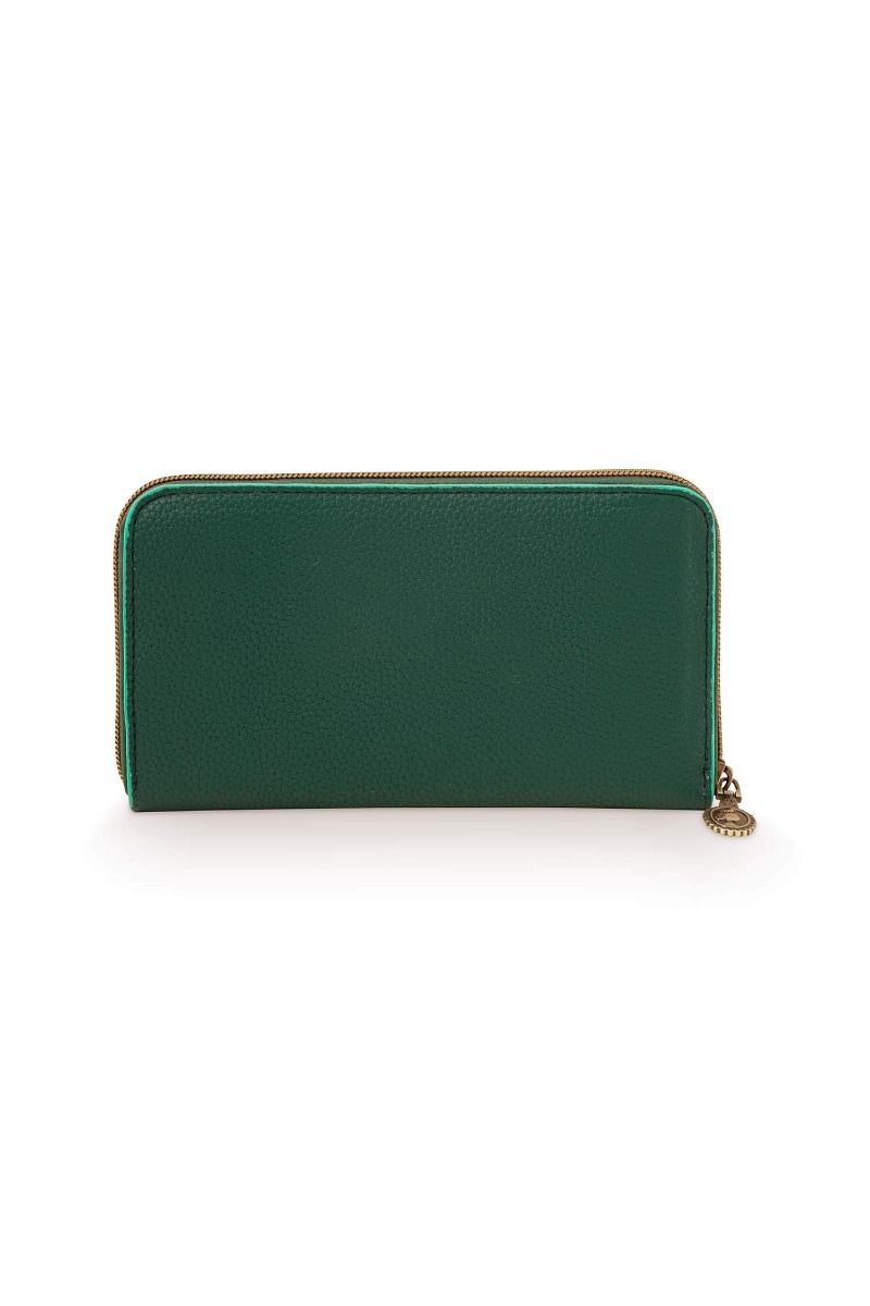 Portefeuille Pochette Uni Vert