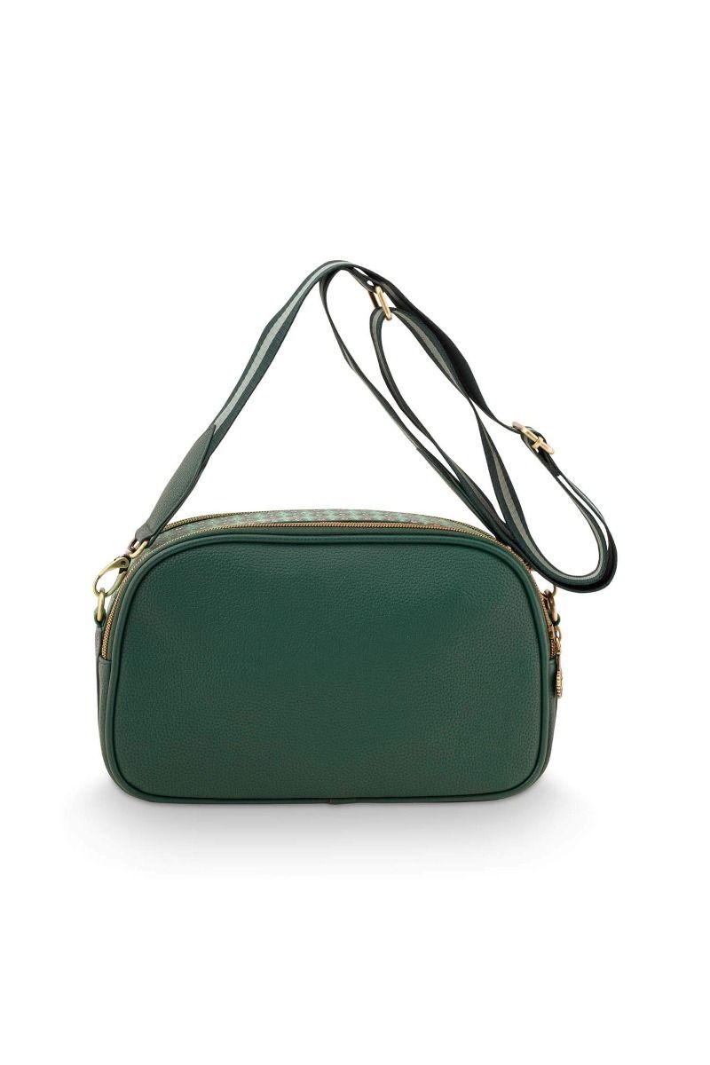 Frida Schultertasche Uni Grün