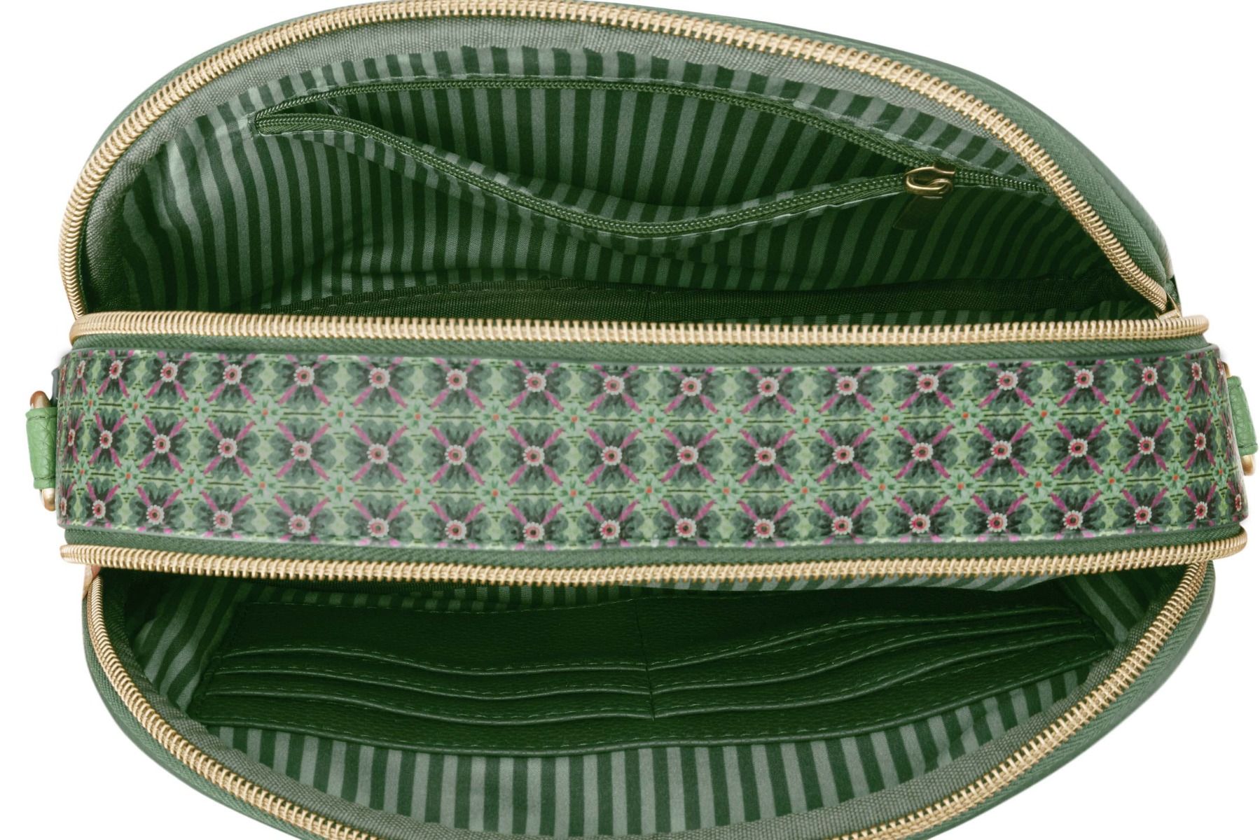 Frida Schultertasche Uni Grün