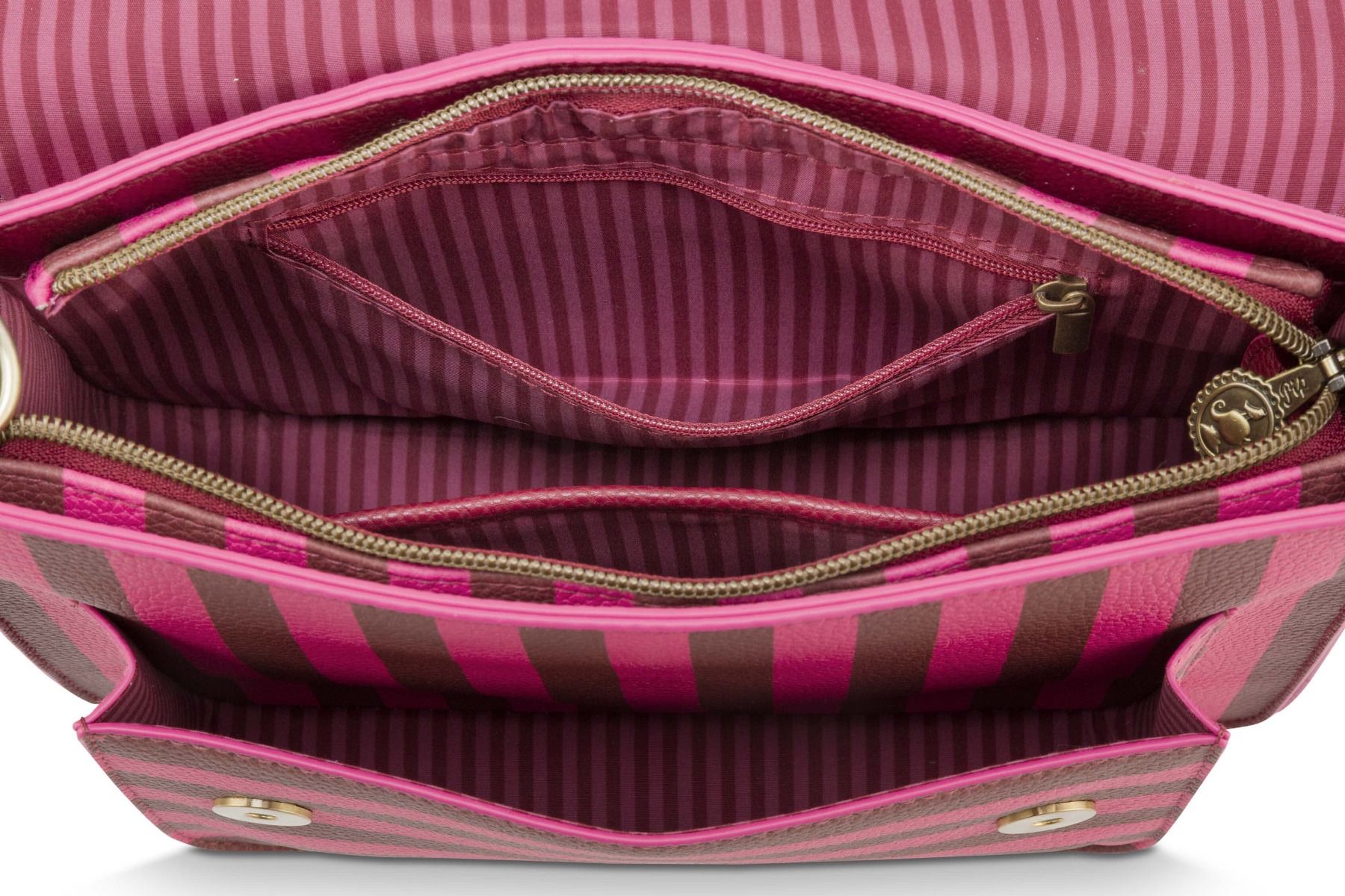 Fenna Sac Bandoulière Moyen Ligne Rose