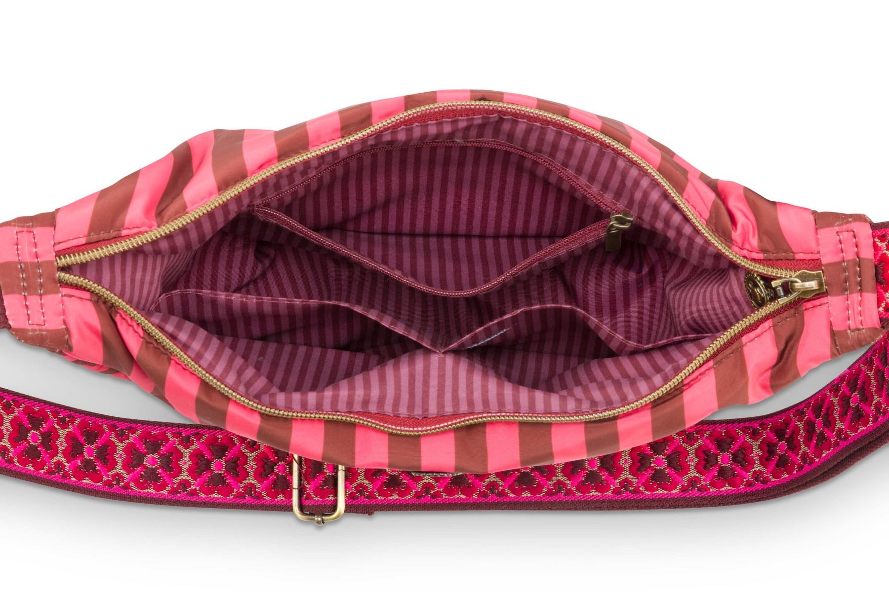 Freya Schoudertas Streep Roze
