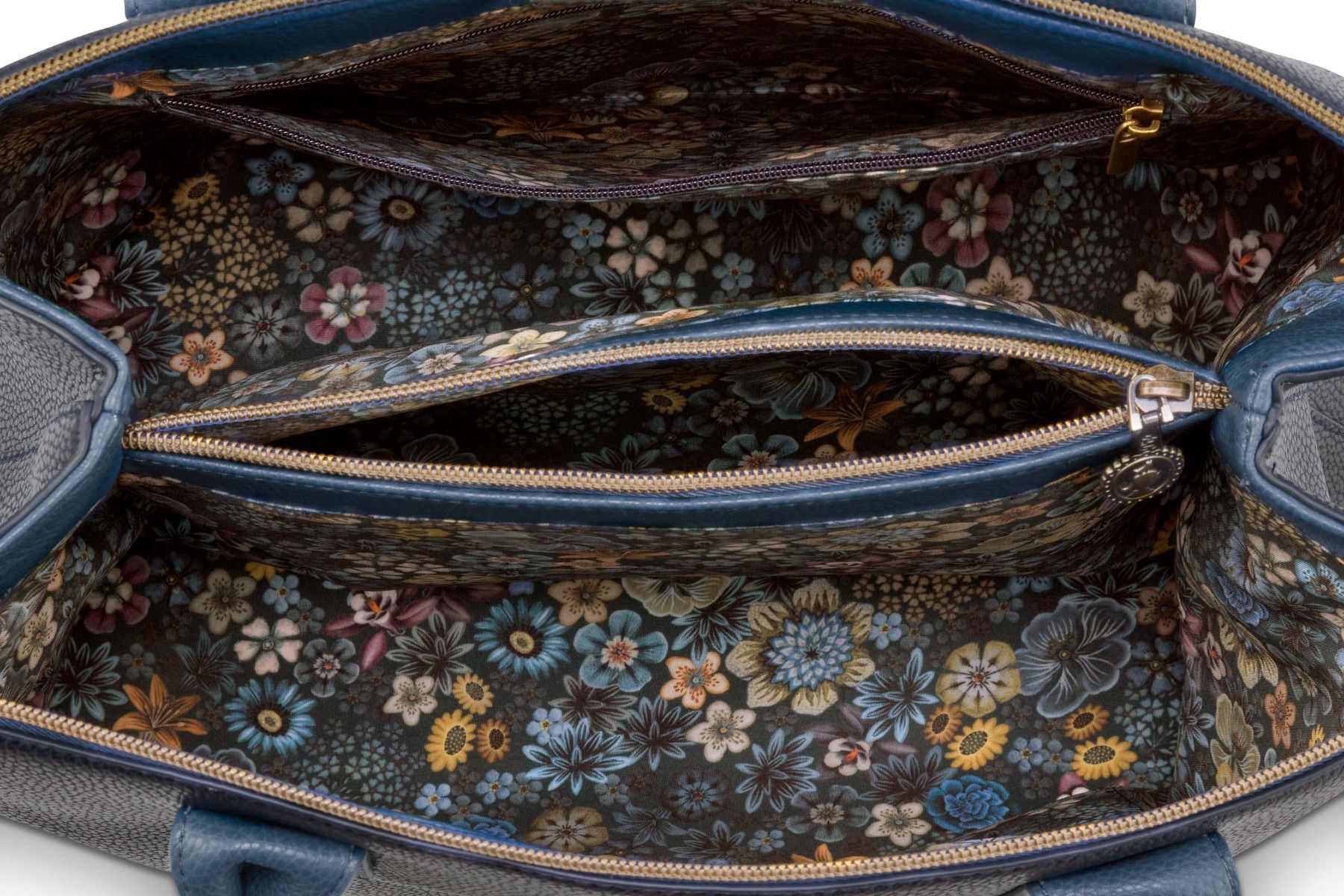 Fia Handtasche Gross Blau