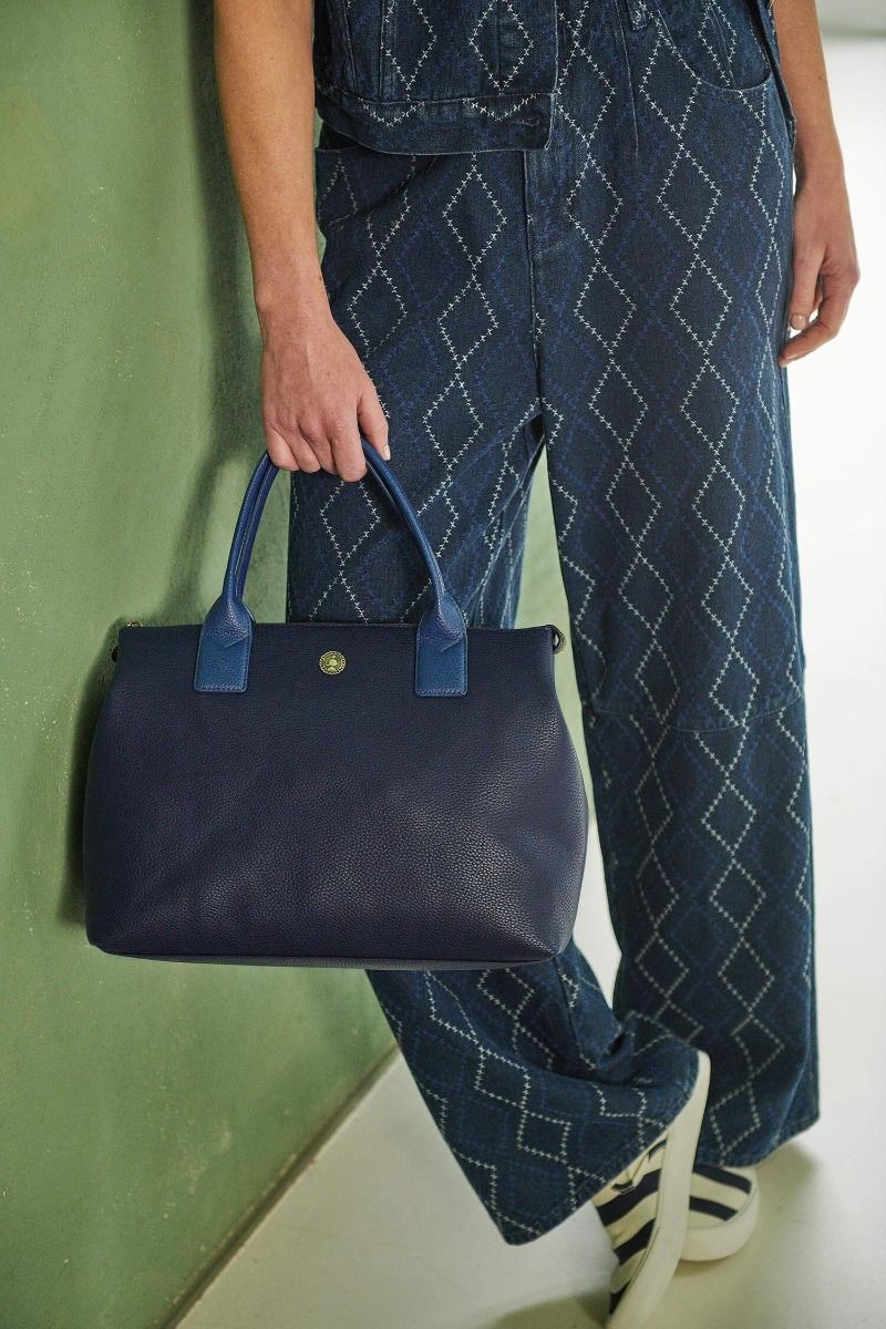 Fia Handtasche Gross Blau