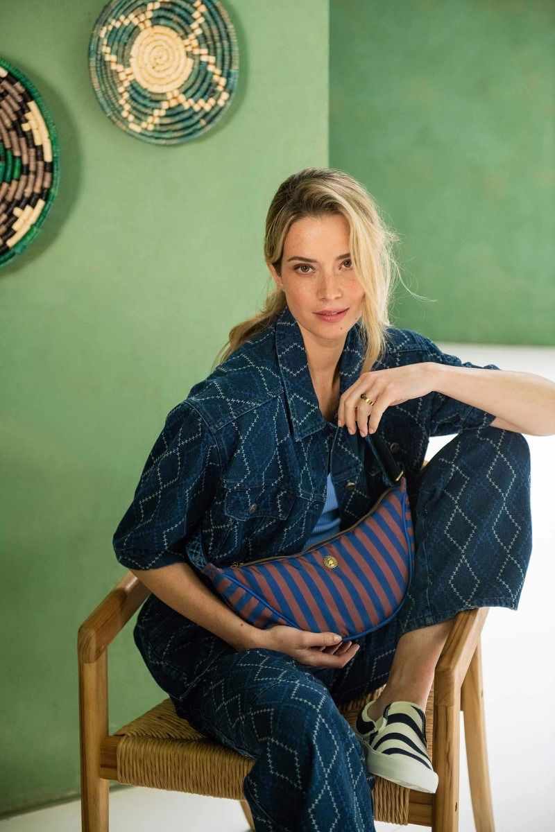 Freya Sac Bandoulière Ligne Bleu
