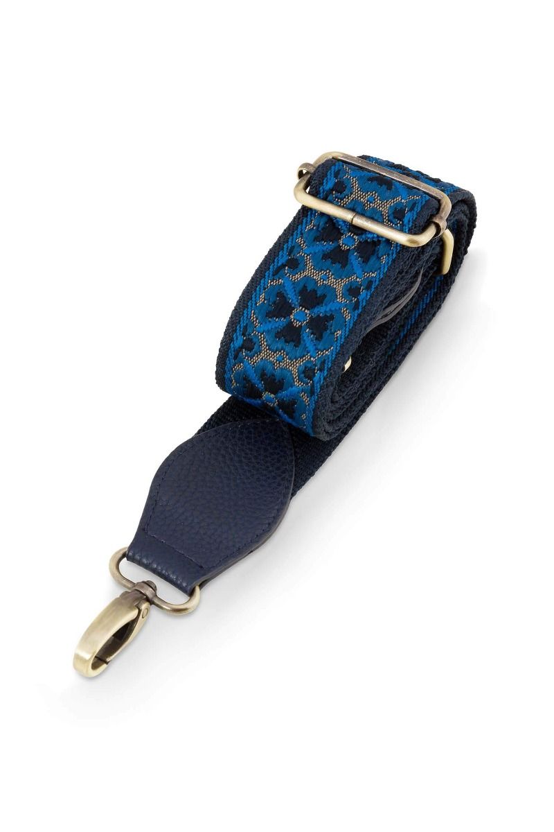 Poignée de Sac Fleur Bleu