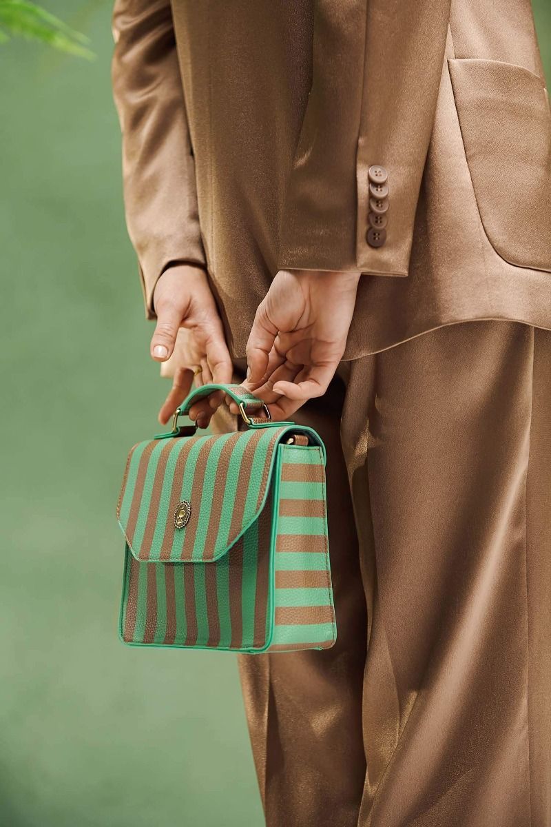 Frances Sac Bandoulièr Petit Ligne Vert