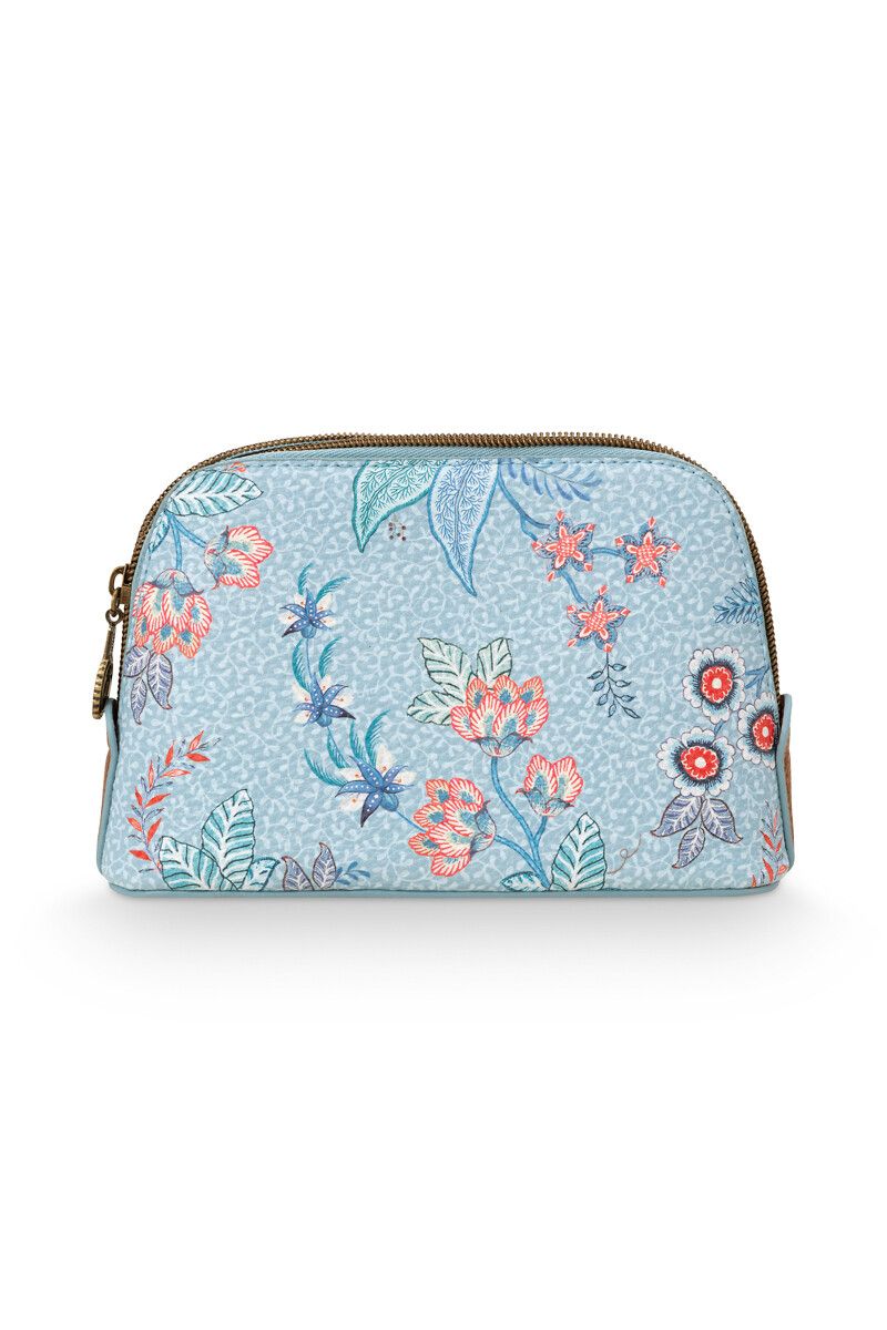 Necessaire Klein Flower Festival Hellblau
