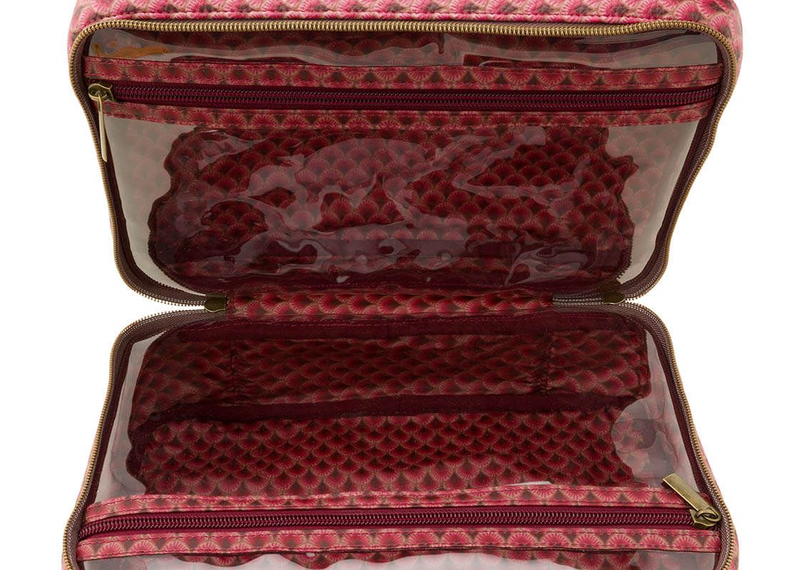 Beauty Case Square Large Kyoto Festival Dark Pink