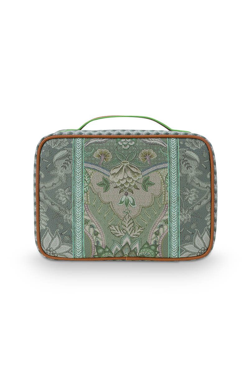 Beauty Case Square Large Kyoto Festival Green