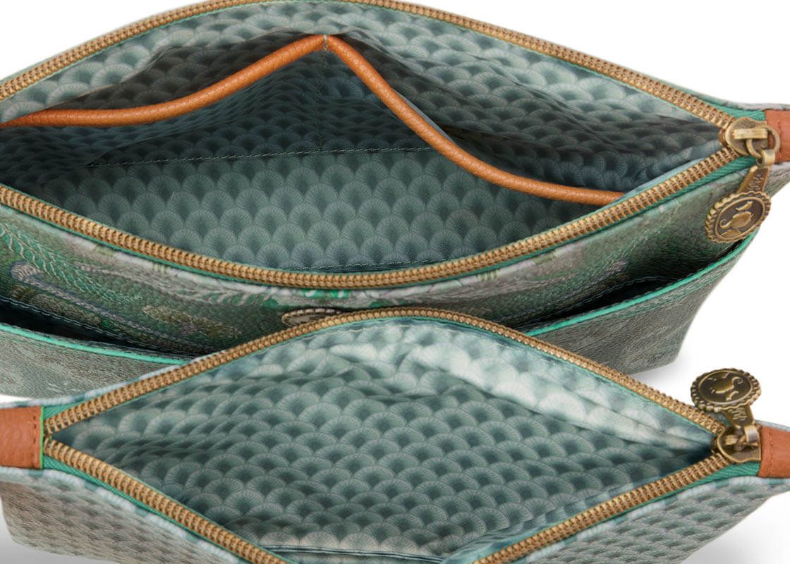 Kosmetiktasche Kyoto Festival Combi Grün